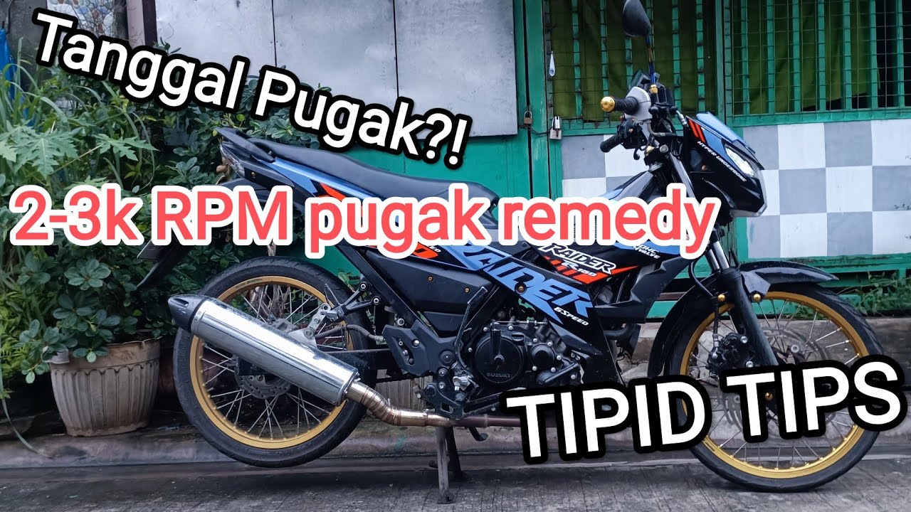 Raider 150 F.I. 2-3k RPM pugak. remedy 🤘