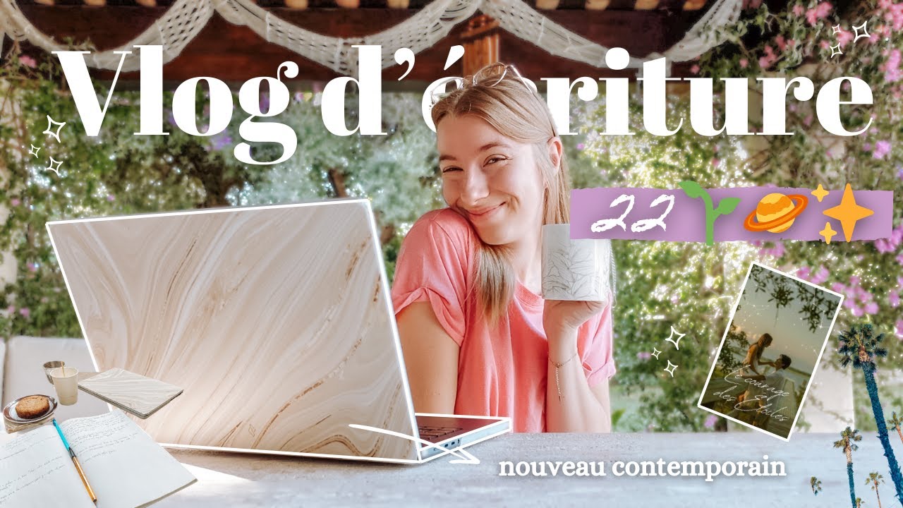 VLOG D'ÉCRITURE N°26 : finissez le 1er jet du courage des étoiles avec moi ✨🪐🌱