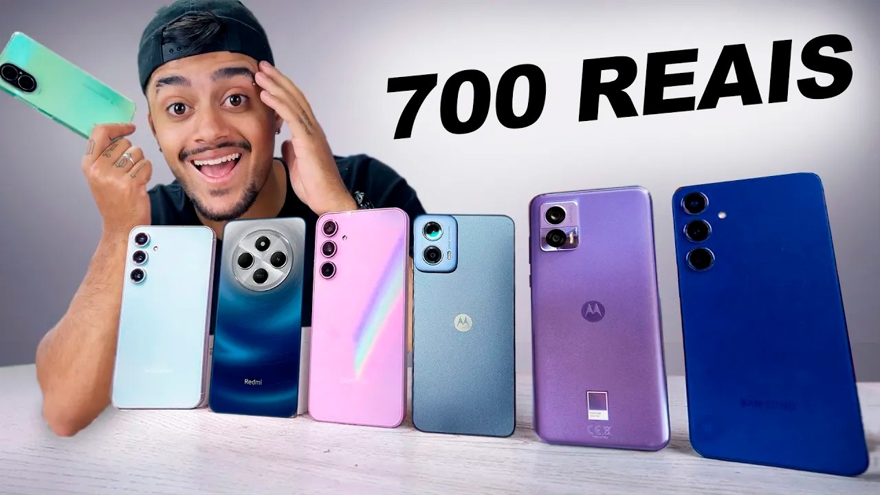 Melhores CELULARES at&eacute; R$700 de CADA MARCA em 2026!