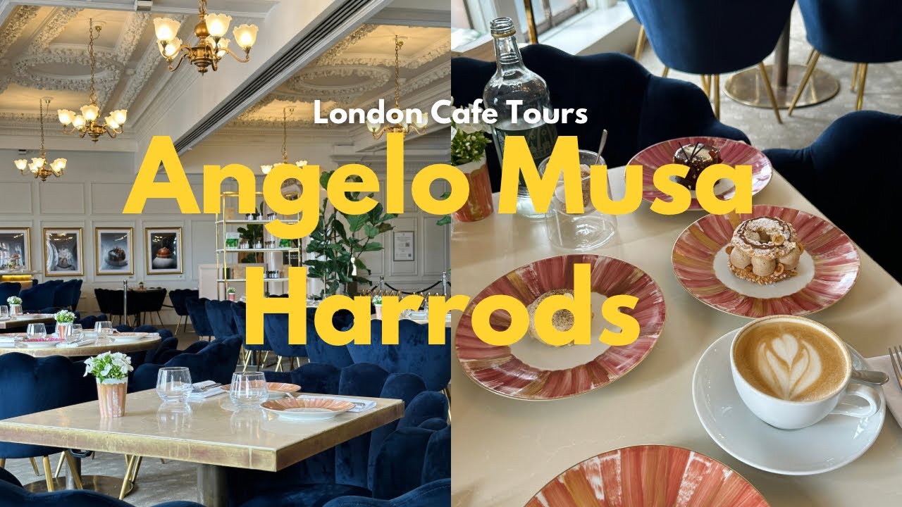 The Best Dessert in London🙌🏼 Angelo Musa at Harrods☕️🇬🇧