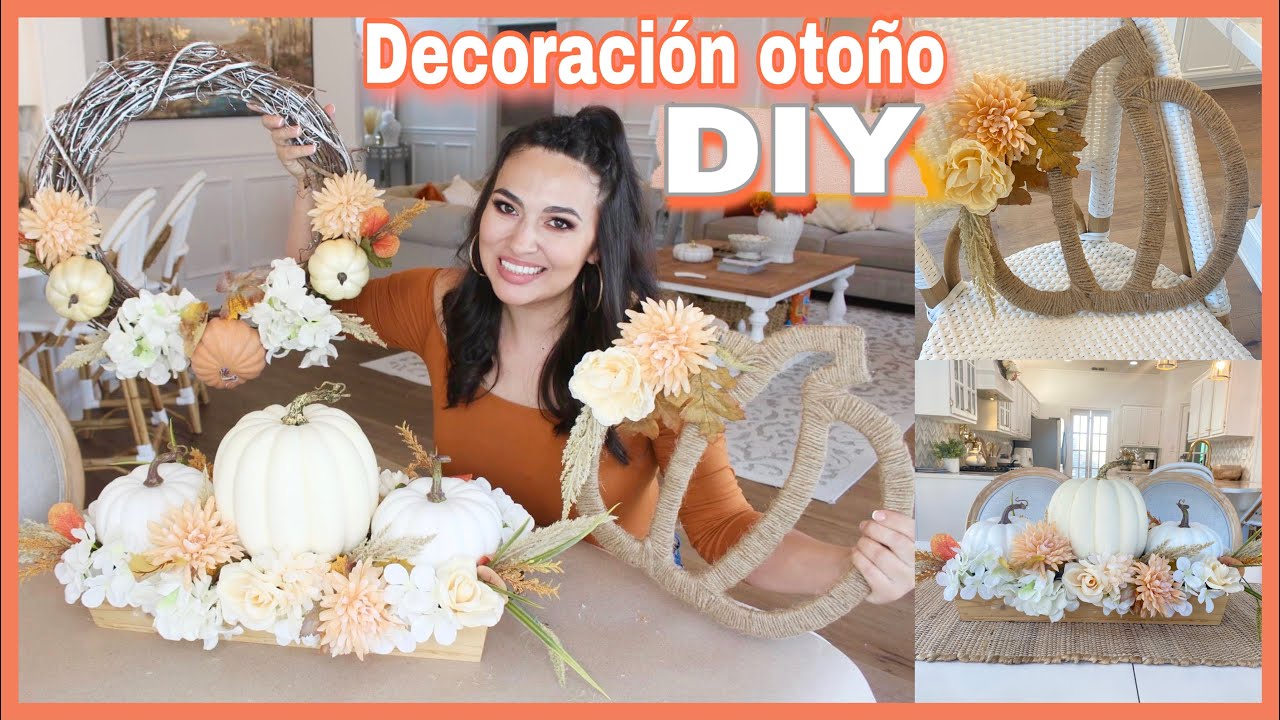 DECORACIÓN PARA OTOÑO 🍁 DIY, MANUALIDADES MUY ECONÓMICAS