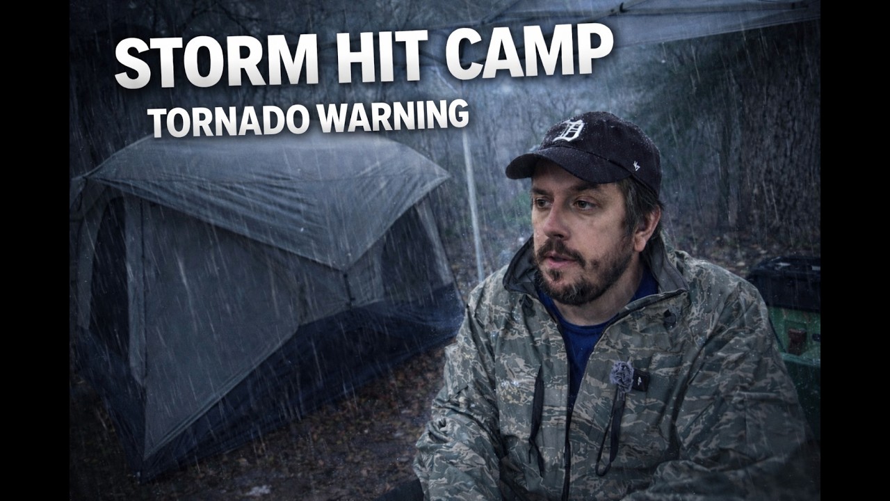Caught in a Tornado Warning While Camping 🌪️