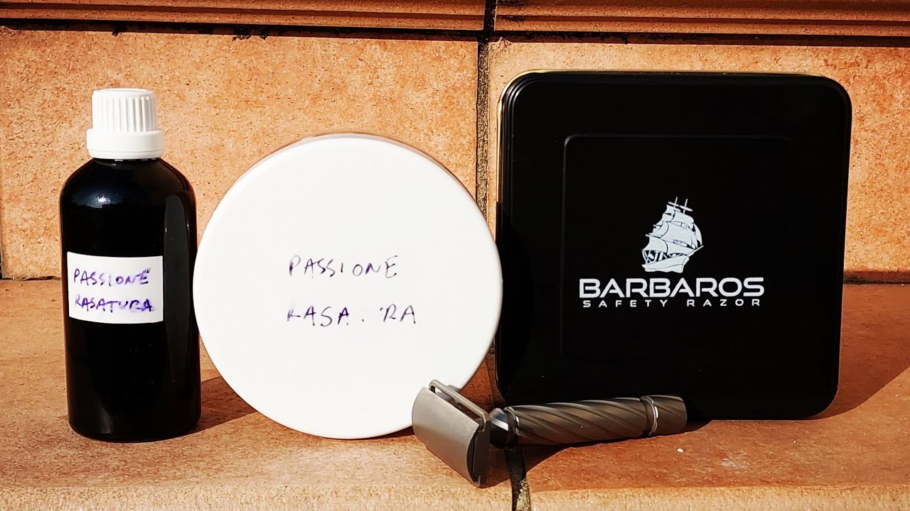 Nuovo set @PaSSione rasatura & Profumi (wet shaving) in collaborazione con West man ! Barbaros tr-2 impressionante!