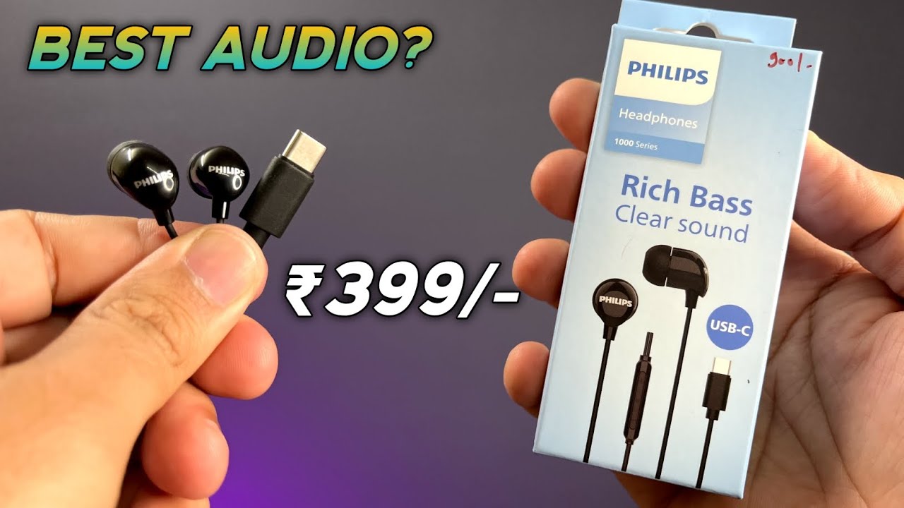 Philips Type C Wired Earphone Under ₹400 SHOCKING Results !