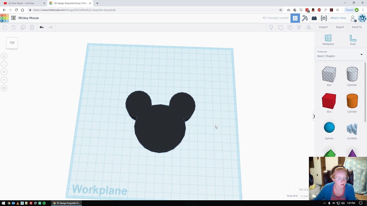 TinkerCad 6 New Mickey