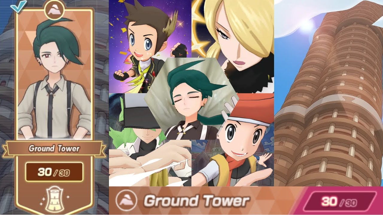 2 Teams for Floor 30 of Ground Tower - Pasio Towers Ep6 [Pokemon Masters EX]