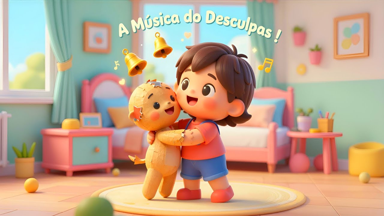 🎵🧸 O Abraço que Conserta | A Música QUE ENSINA Crianças a Pedir Desculpas! ❤️🩹