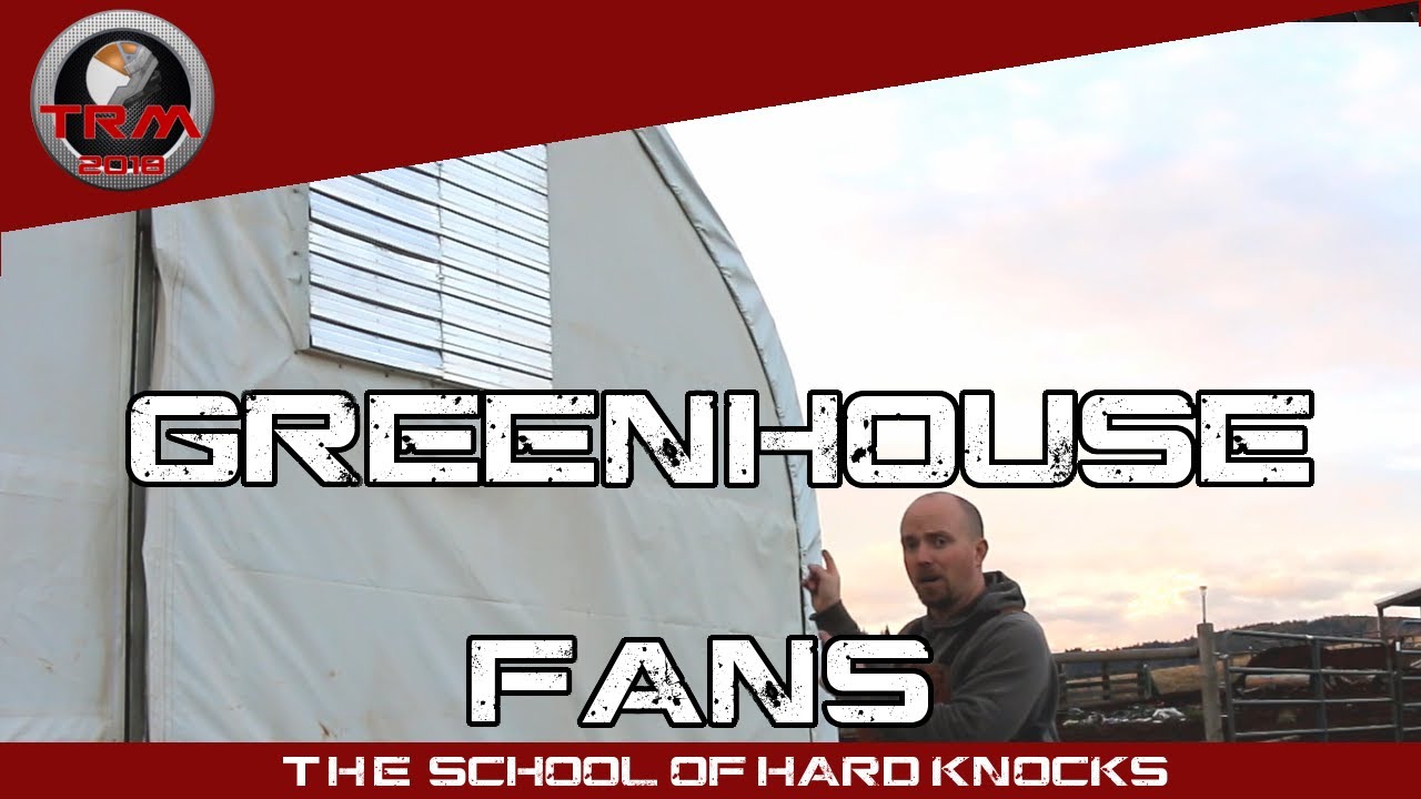 How Many FANS are NEEDED in a GREENHOUSE?
