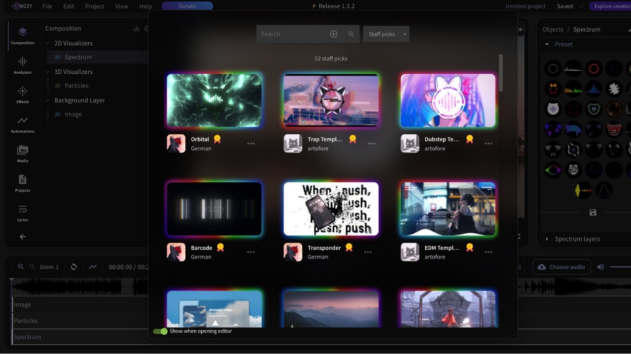 How to Make a Music Audio Spectrum for FREE using Vizzy.io | Easy Online Tutorial