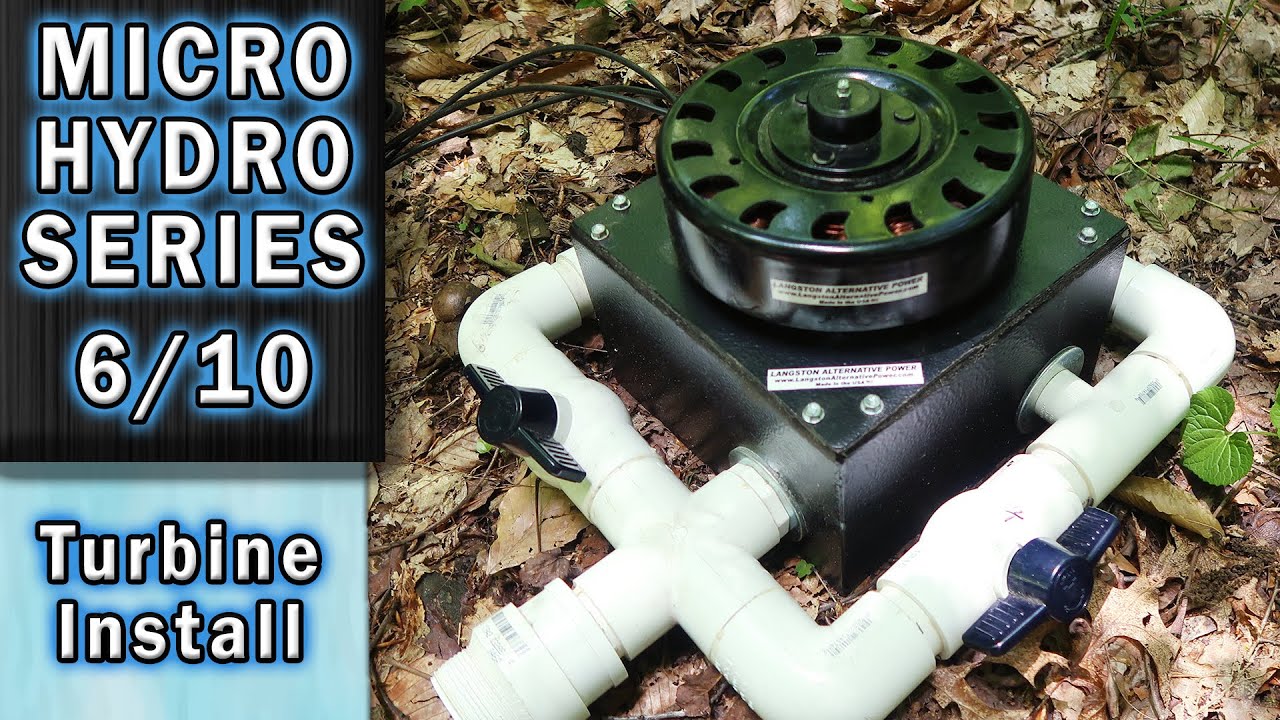Установка турбины Micro Hydro 6/10