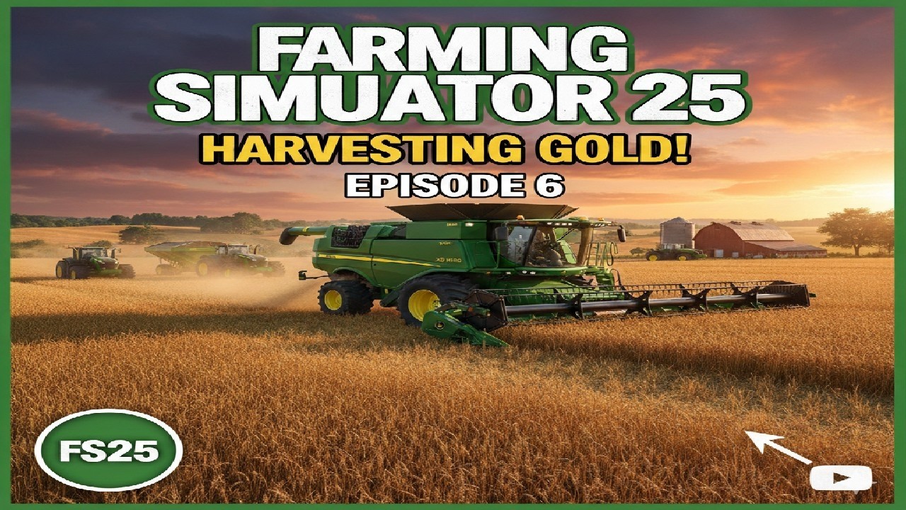 Harvest Hustle! 🌾🚜 Contracts & Big Profits Coming | Farming Simulator 25 Timelapse | Ep.6