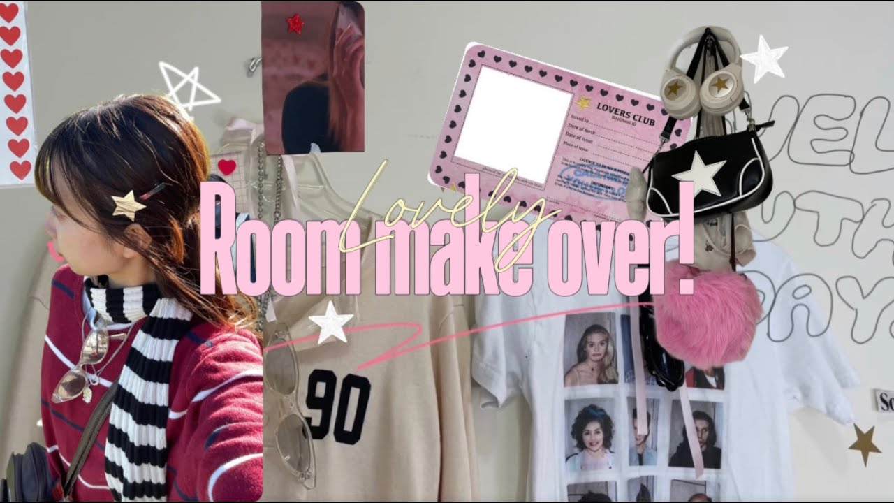 🎀Lovely room makeover🏠🗯️留学中でもお部屋をアップデートする方法!