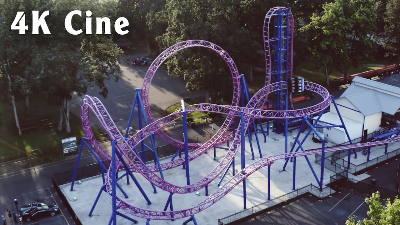 Adrenaline Peak by Drone - Oaks Amusement Park