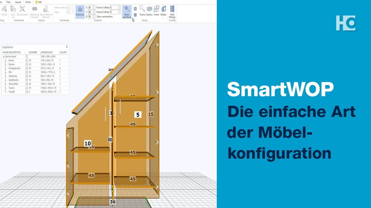 SmartWOP – Die einfache Art der Möbelkonstruktion
