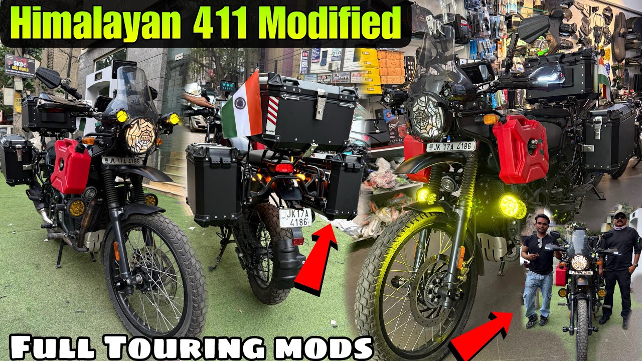 himalayan 411 modified | Himalayan कर दी Fully Loaded | Himalayan 450 Modifications