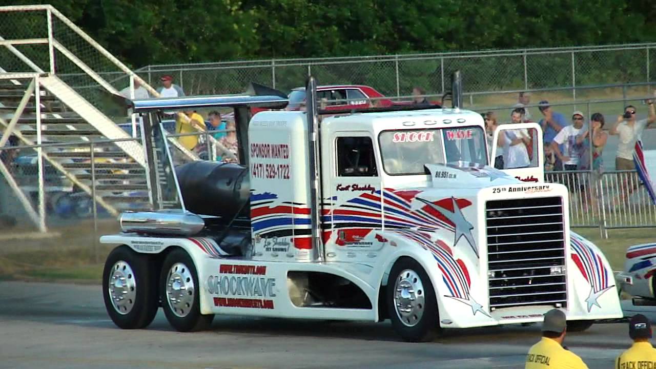 The Shockwave Jet Truck at Thunder Jam 2011 at Thunder Valley Raceway, Oklahoma