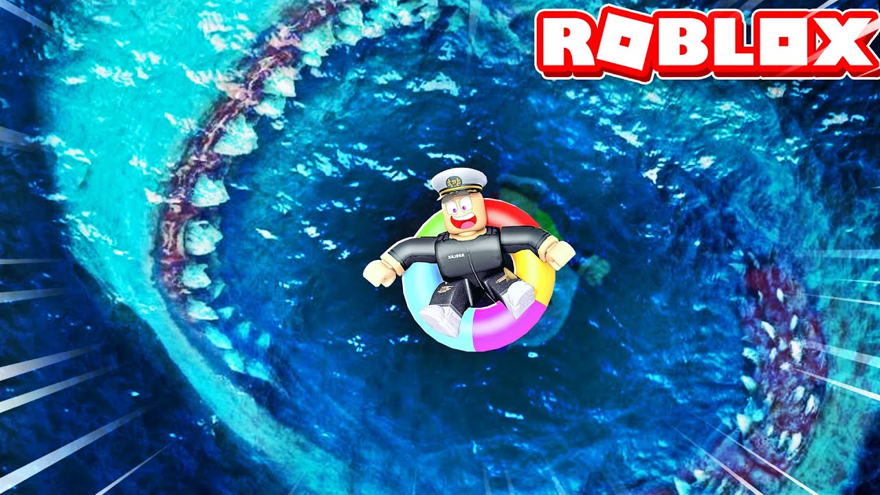 ATTACKED by a GIANT SHARK in ROBLOX