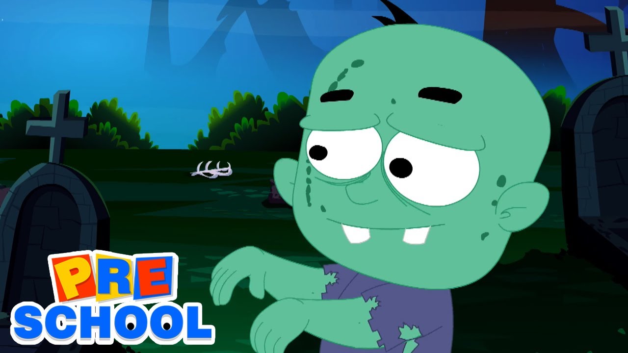 Un petit zombie | chansons d'halloween | Comptines bébé | Musique enfants | Dessin animé