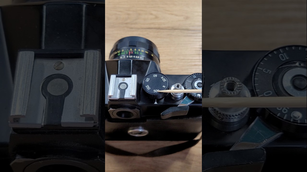 Czasy otwarcia migawki/naświetlania filmu w aparacie analogowym ZENIT TTL 📷