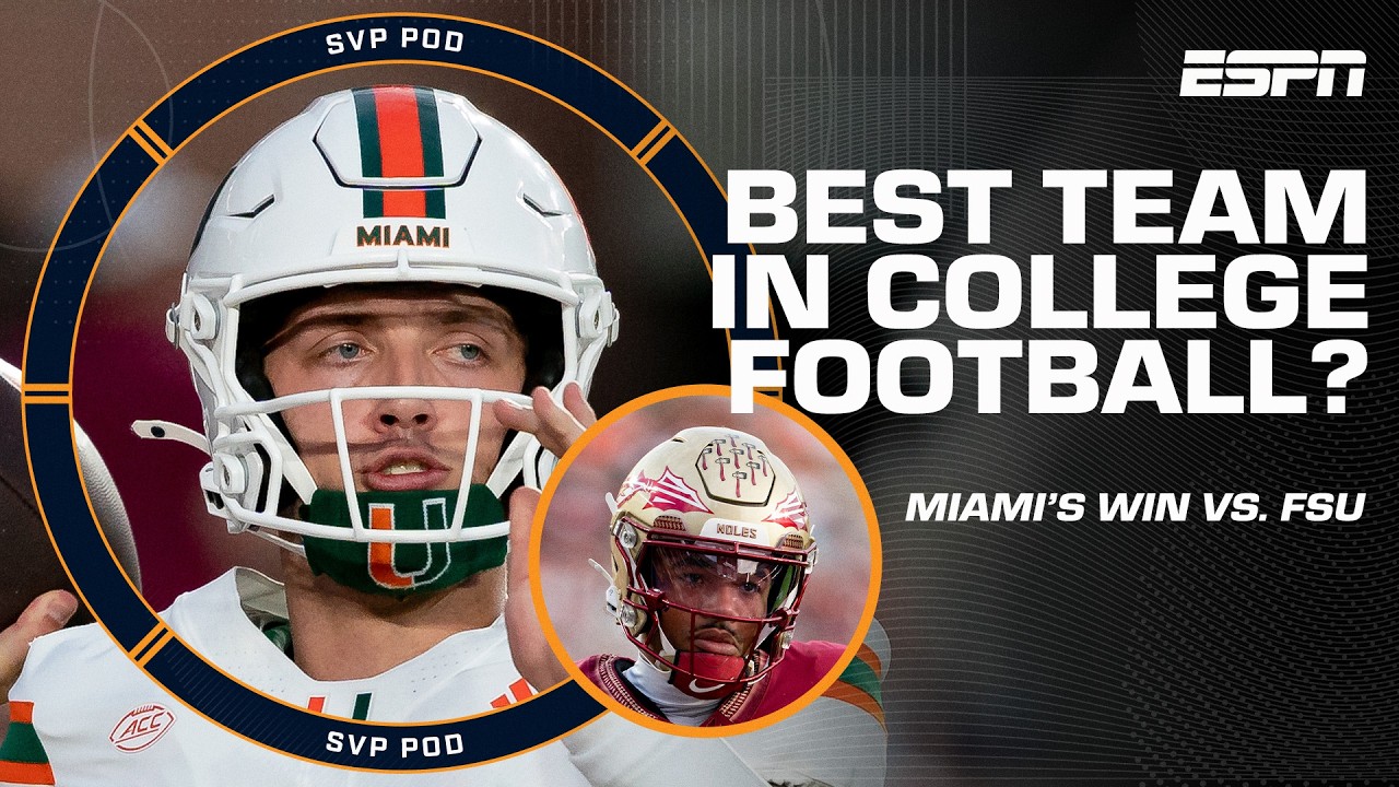 ‘As GOOD as I’ve seen!’ - SVP & Stanford Steve think Miami is THE NO. 1 TEAM in CFB 👀 | SVPod