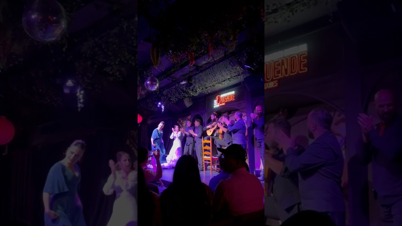 Barcelona'da flamenko gecesi💃
