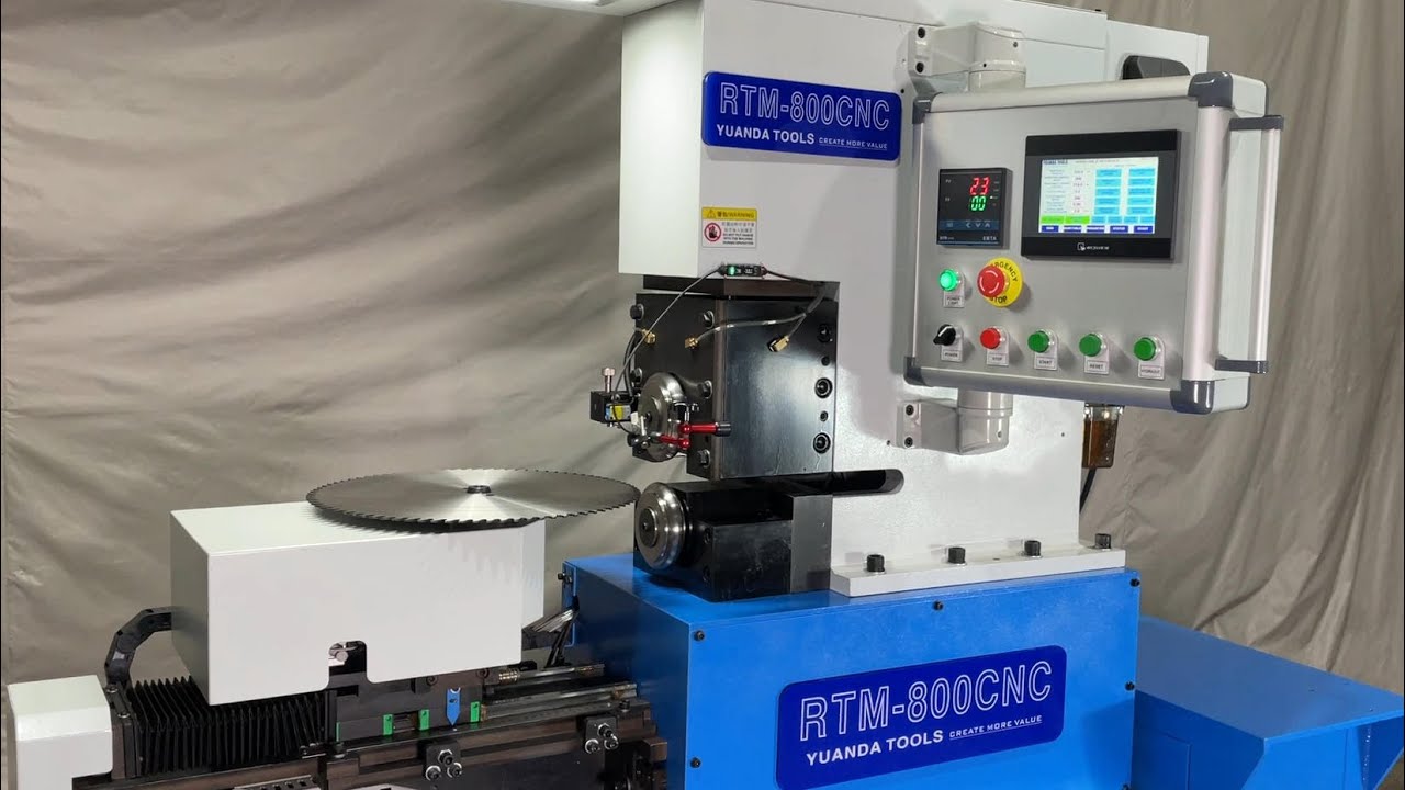 YUANDA TOOLS RTM-800CNC Automatic strobe saw roll tensioning machine , CNC tension rolling machine