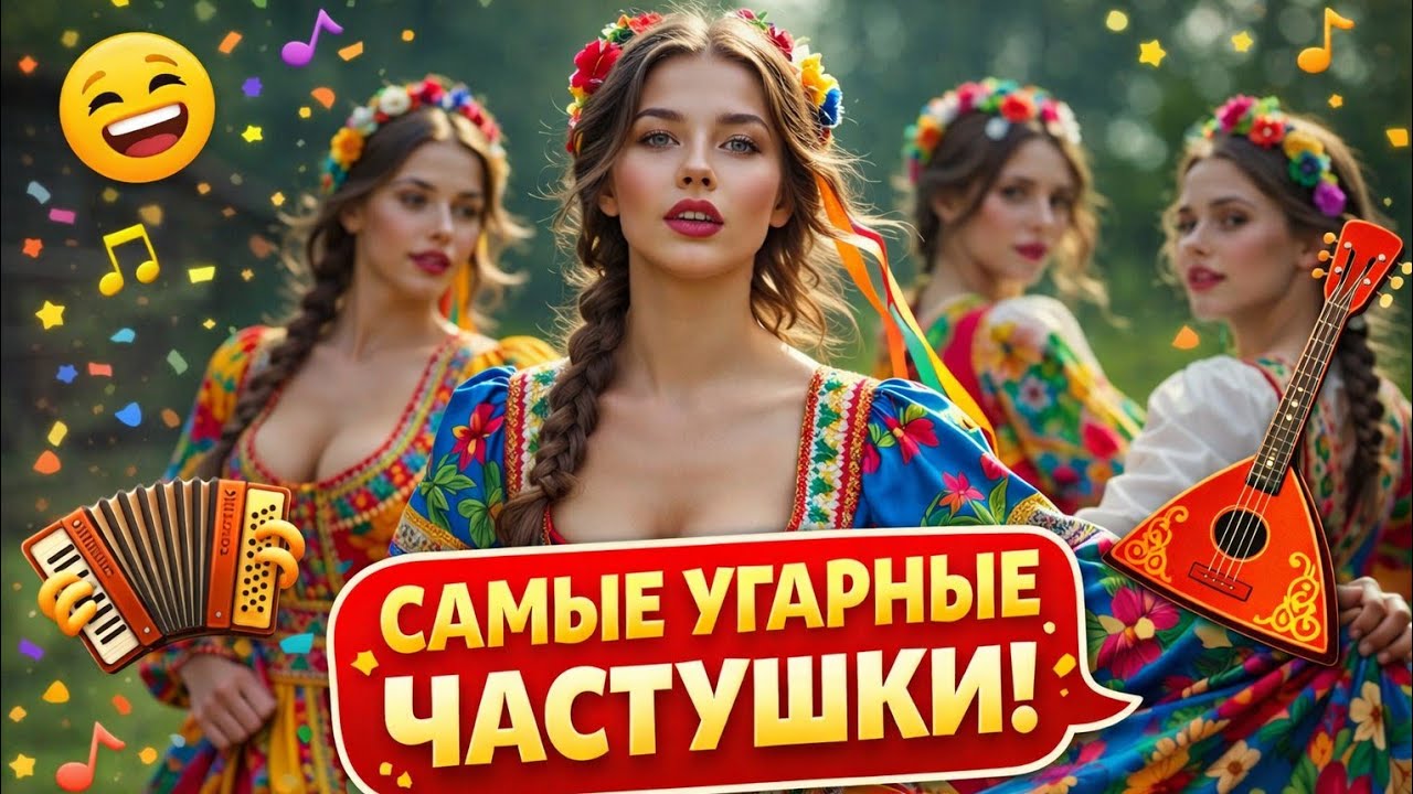 Ой, гармошка! Весёлые частушки с намёком | Деревня жжёт 🔥😄