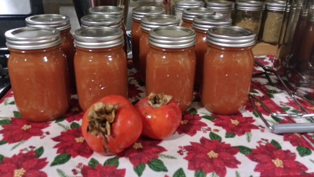 Let's Make Some PERSIMMON JAM!