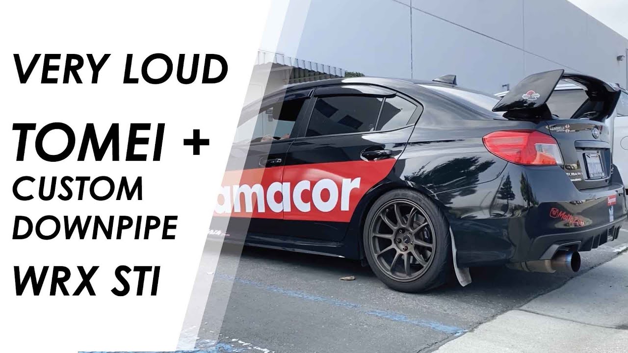EXTREMELY LOUD Tomei Catless Custom Set up | JAMACOR'S STI | SENDING IT