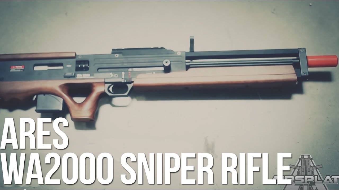 ARES WA2000 Airsoft Metal / Real Wood Spring Sniper Rifle - AirSplat On Demand