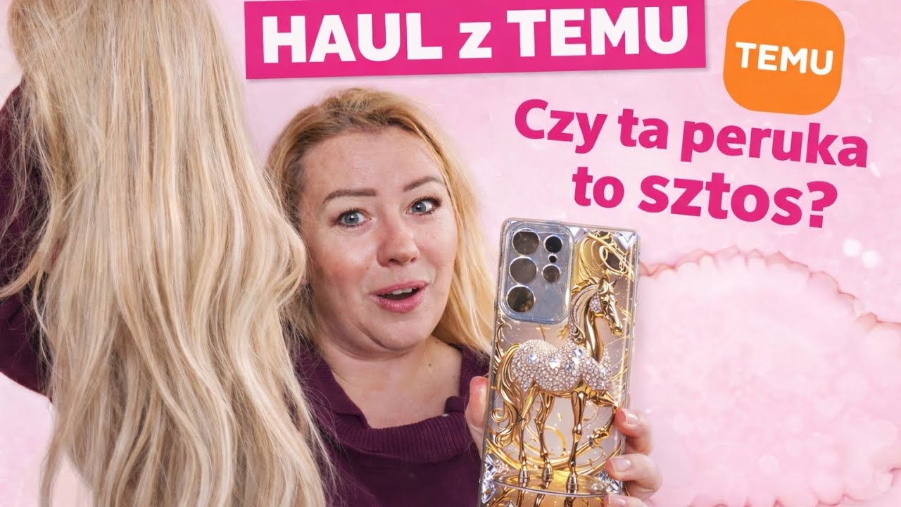 HAUL Z TEMU 💥💖 PERUKA 🌸 POSZEWKI VINTAGE 💞 I INNE...