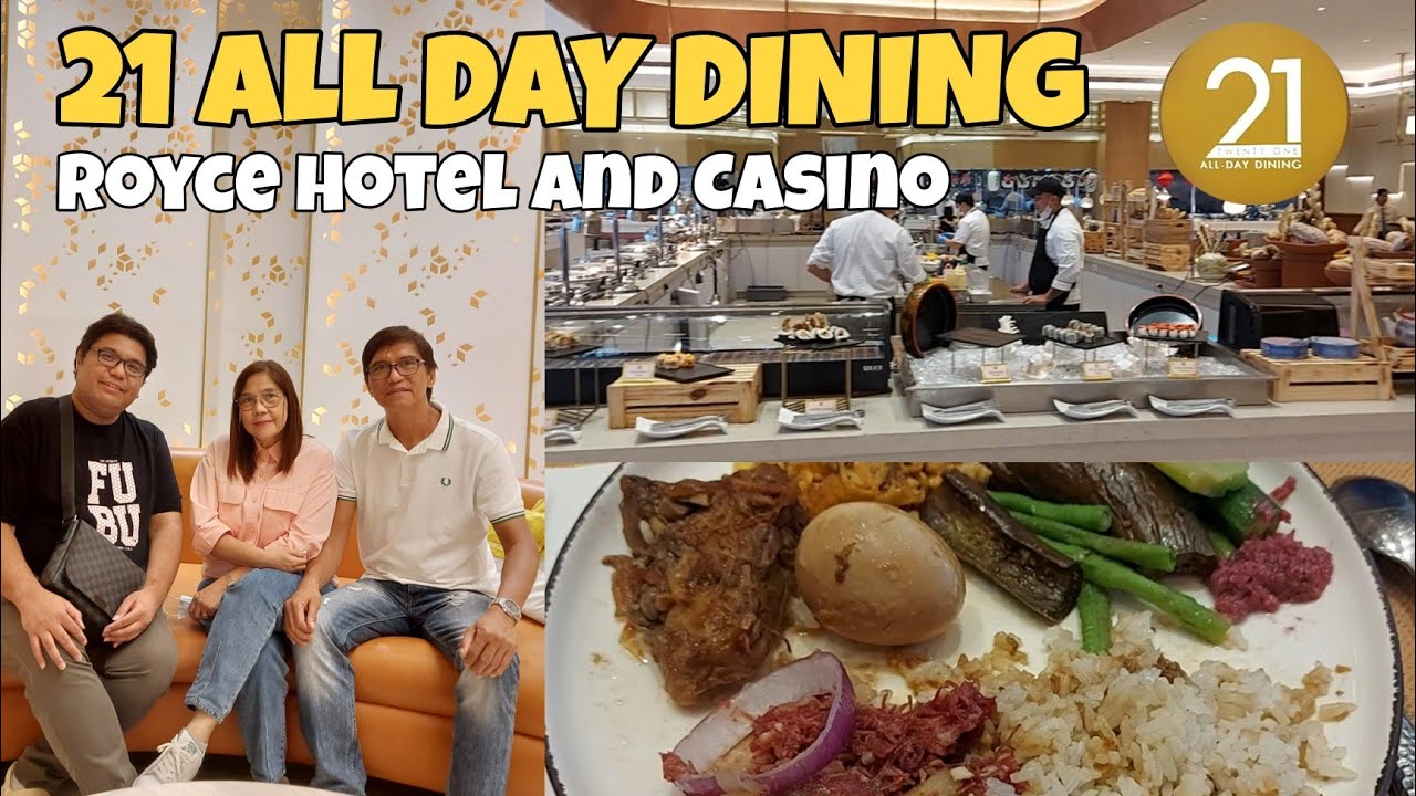 BREAKFAST BUFFET AT 21 ALL DAY DINING | ROYCE HOTEL AND CASINO CLARK PAMPANGA | JR Vlog#46