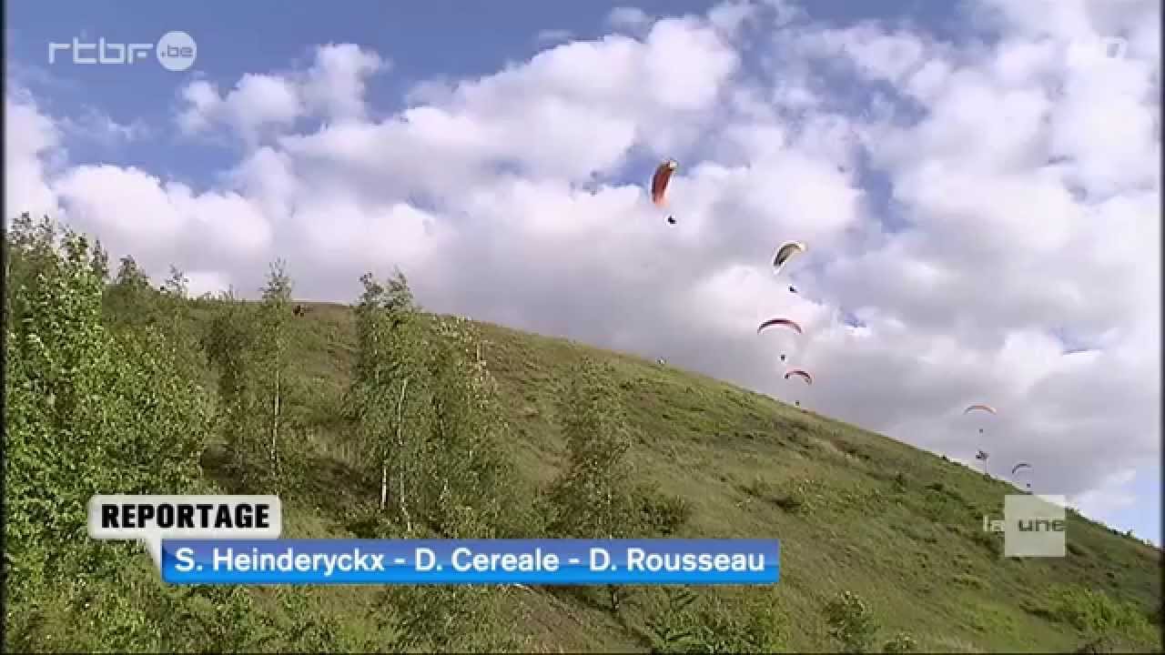 RTBF 13H - Reportage : Du Parapente sur les Terrils