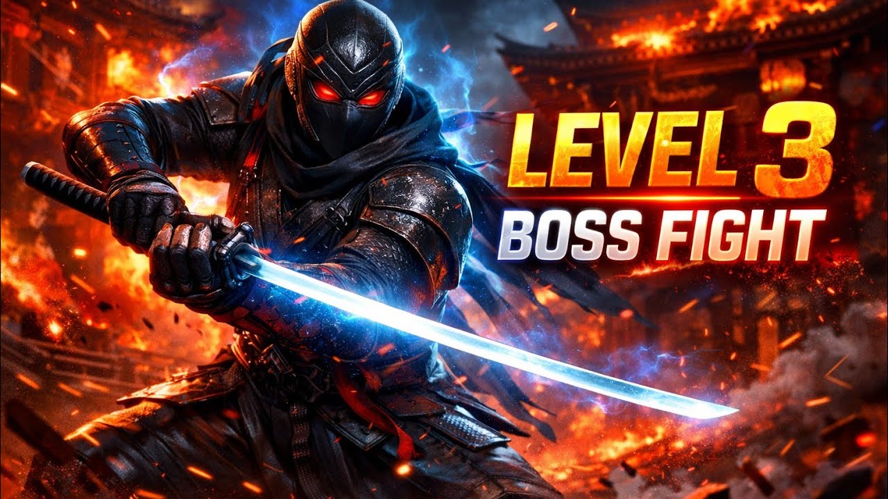  Boss Fight | Epic Ninja Battle ⚔️ Dangerous Mission Gameplay #game 