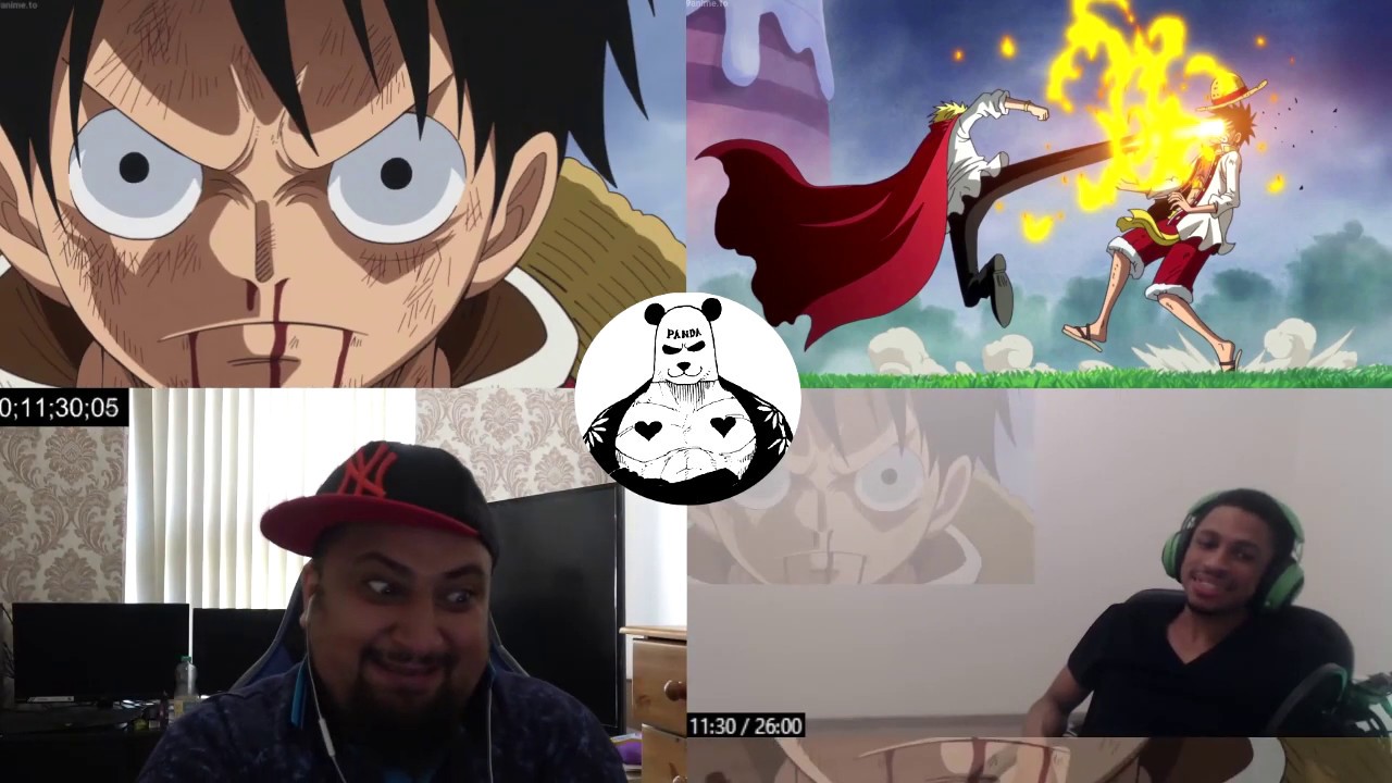 luffy vs sanji reaction mashup - one piece