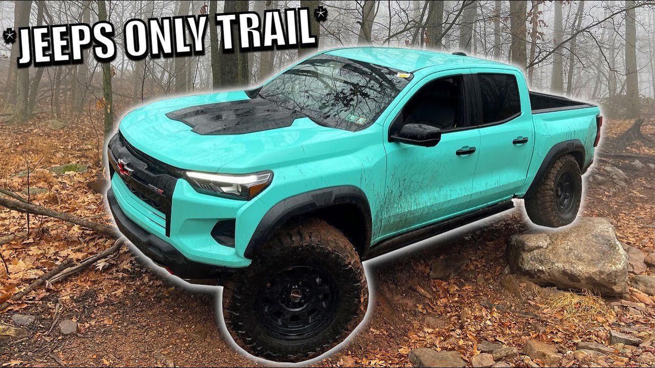 Colorado ZR2 DOMINATES *JEEP ONLY* Trails. I Forgive You Chevy..
