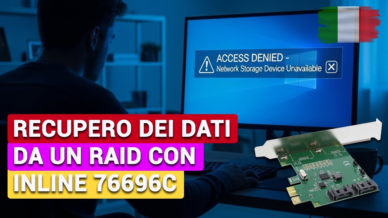 Come recuperare i dati da un array RAID in caso di guasto del controller InLine 76696C
