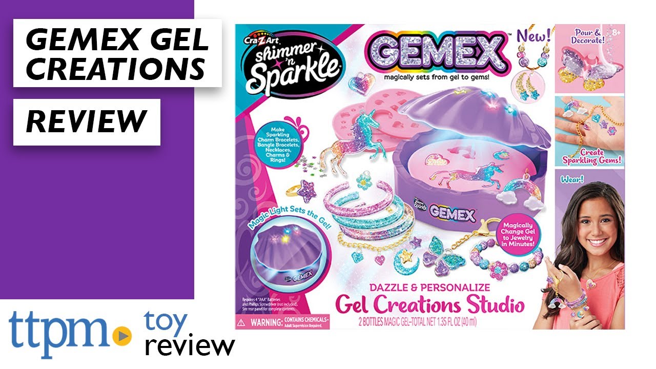 Shimmer 'n Sparkle Gemex Gel Creations Studio from Cra-Z-Art