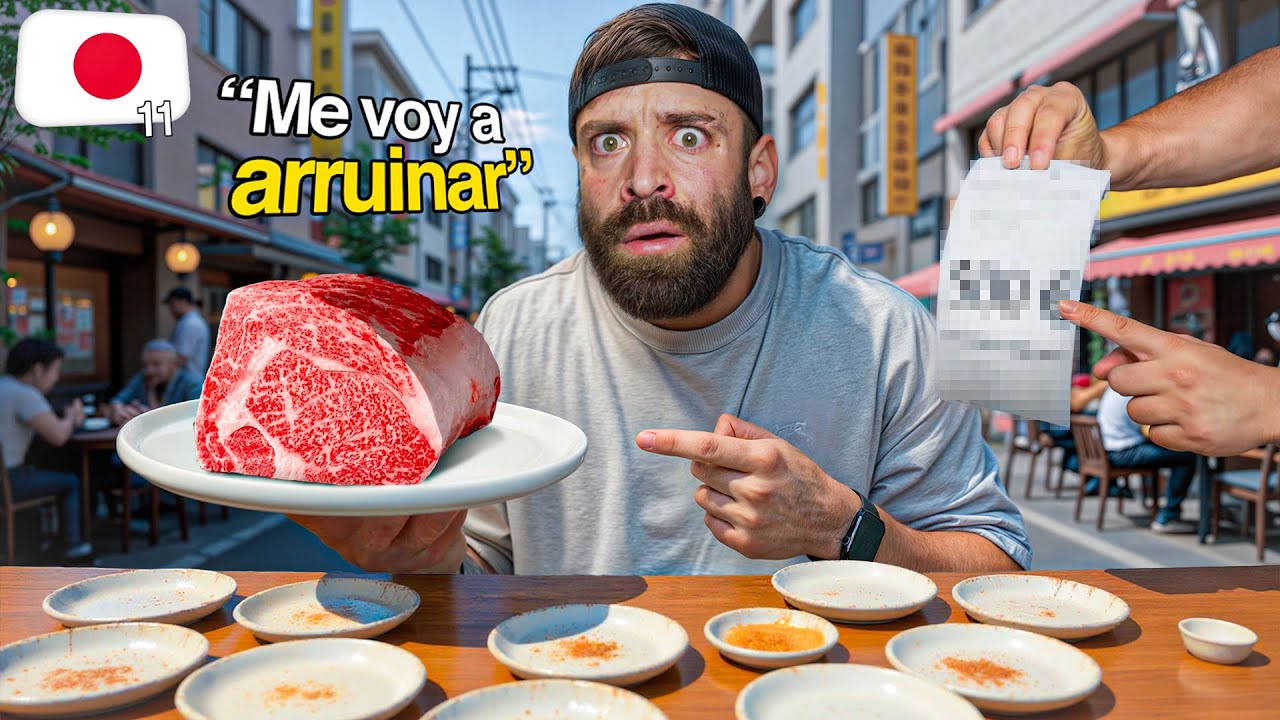 COMÍ la CARNE MÁS CARA del MUNDO en KOBE y ME ARREPENTÍ MUCHO… (xd)