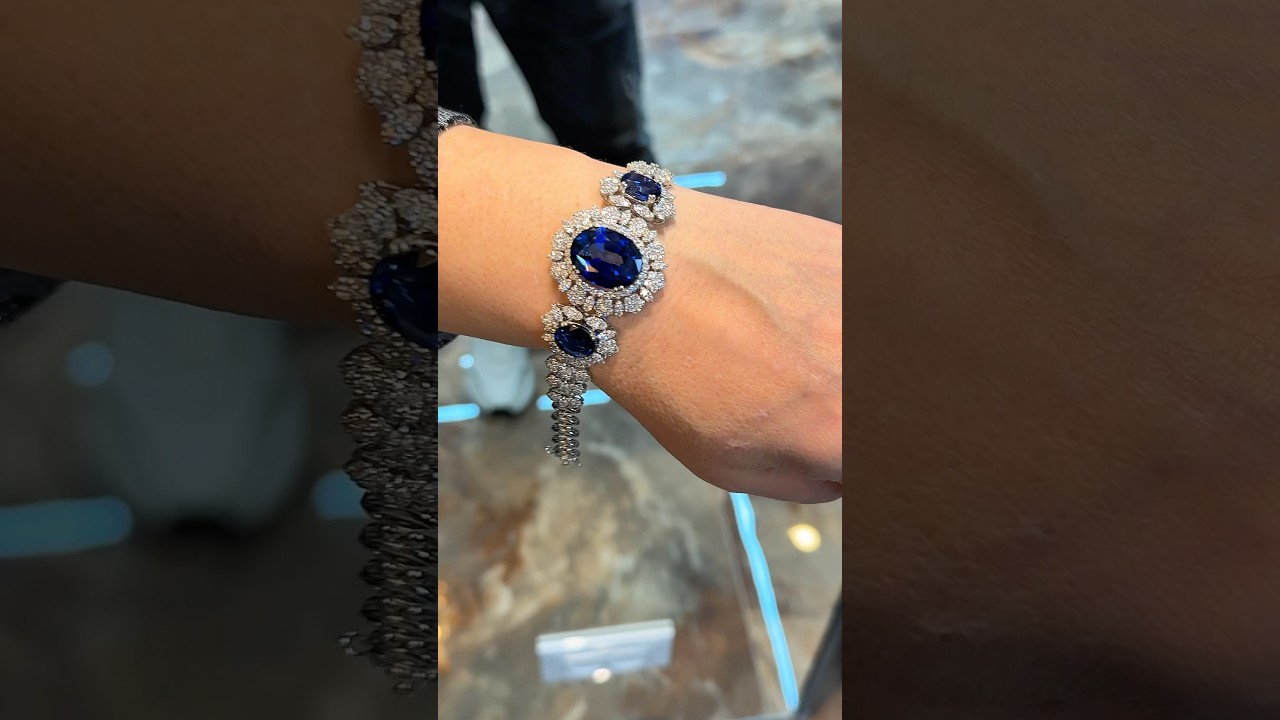 ALBERTO COLLECTION #bracelet #diamond #sapphire #jewelry #style #luxury #classic #shorts