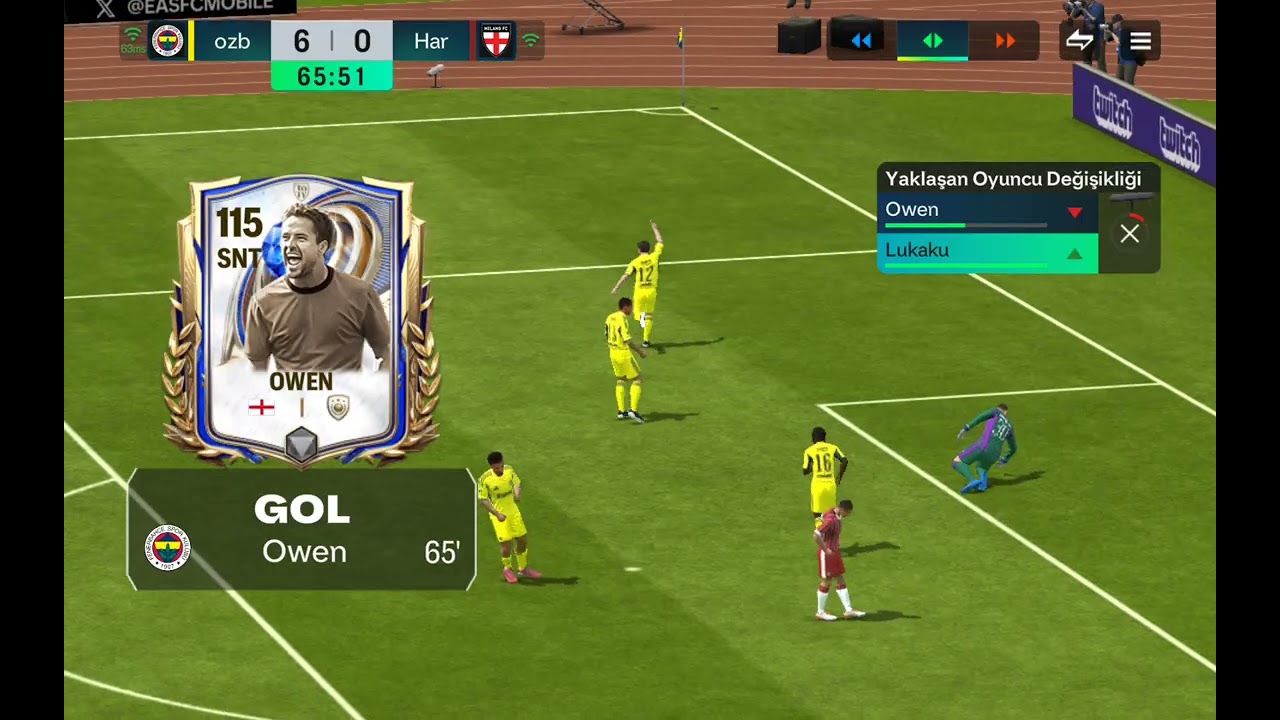 Fifada Owen acayip goller attı