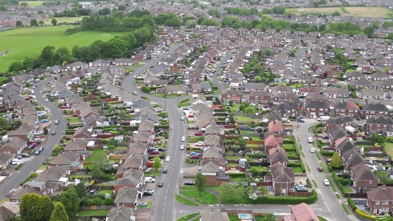 West Avenue Westerhope From The Air
