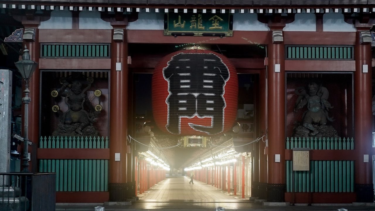 [足音ASMR・作業用BGM]深夜の浅草を徘徊 Midnight Walk Footsteps in Asakusa