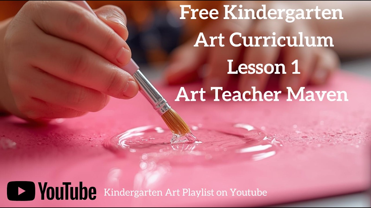 Lesson 1 for Kindergarten | Free Art Curriculum|  Art Education for All | by a Licensed Art Teacher
