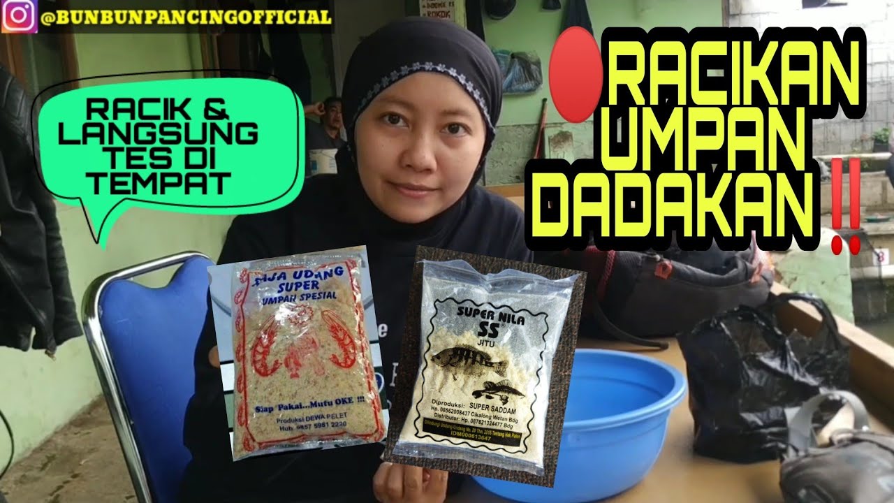 🔴UMPAN DADAKAN‼️RACIKAN UMPAN SS BIKIN LAWAN GELENG-GELENG GUYS