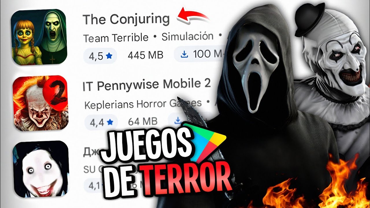 Probé los MEJORES JUEGOS de TERROR de CELULAR 🔥☠️