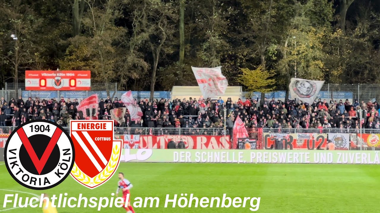 FC Viktoria Köln vs. FC Energie Cottbus | knapp 1000 Cottbus Fans sehen knappen Auswärtssieg