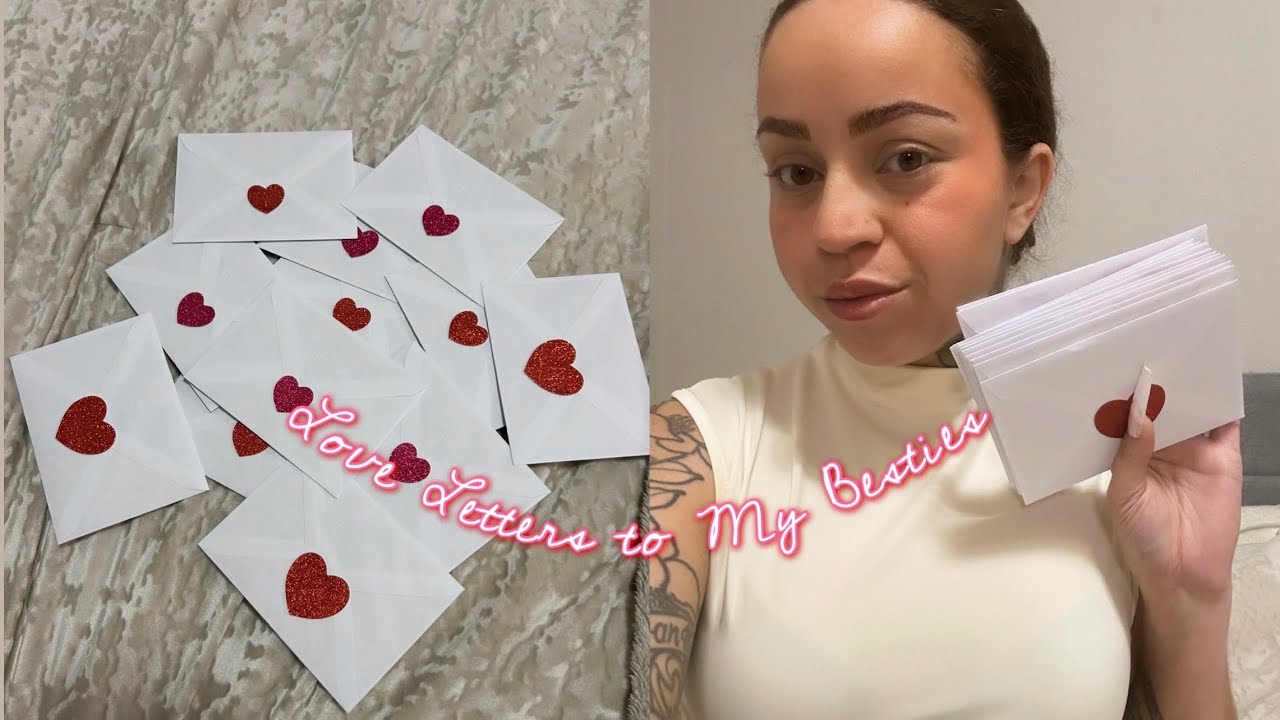 mailing love letters to my friends 💌 