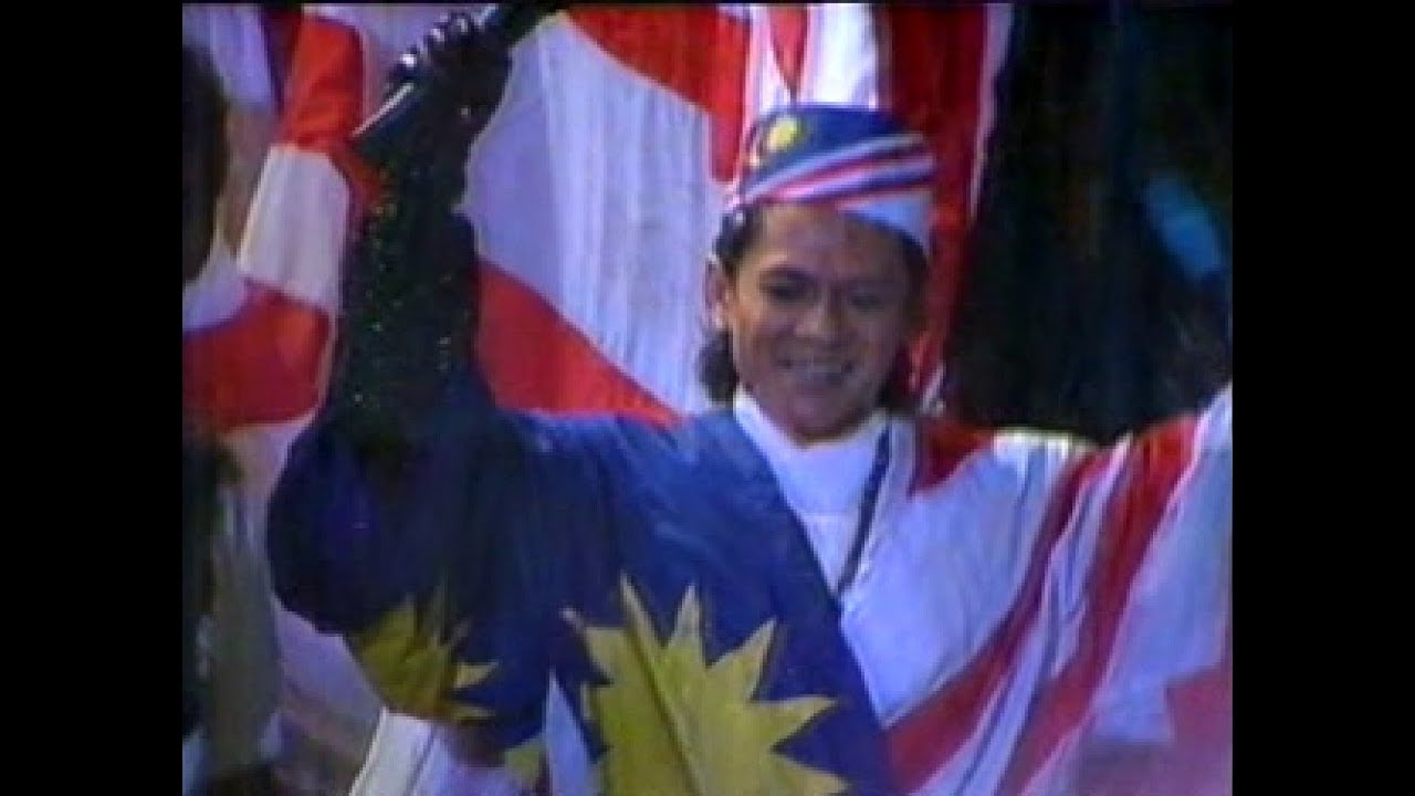 Sudirman & Jubah Bendera Malaysia | 15th SEA Games KL 1989 | Closing Ceremony