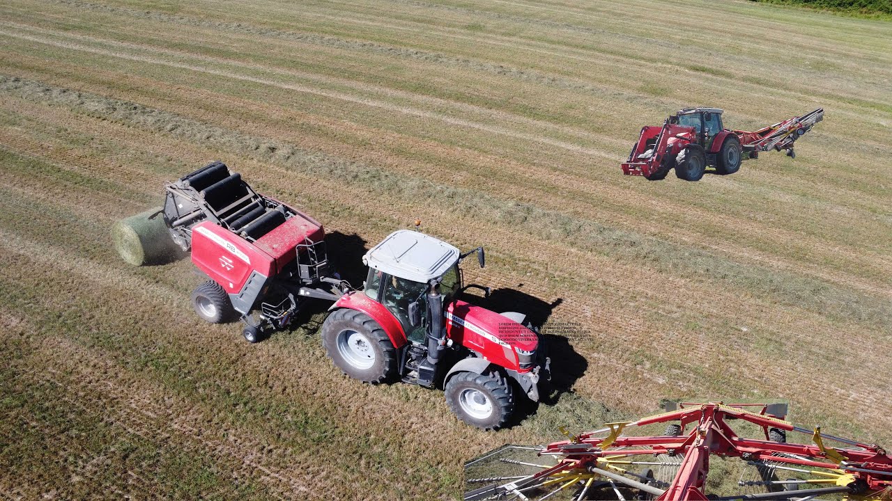 Troisième coupe d'enrubannage ! 🌾